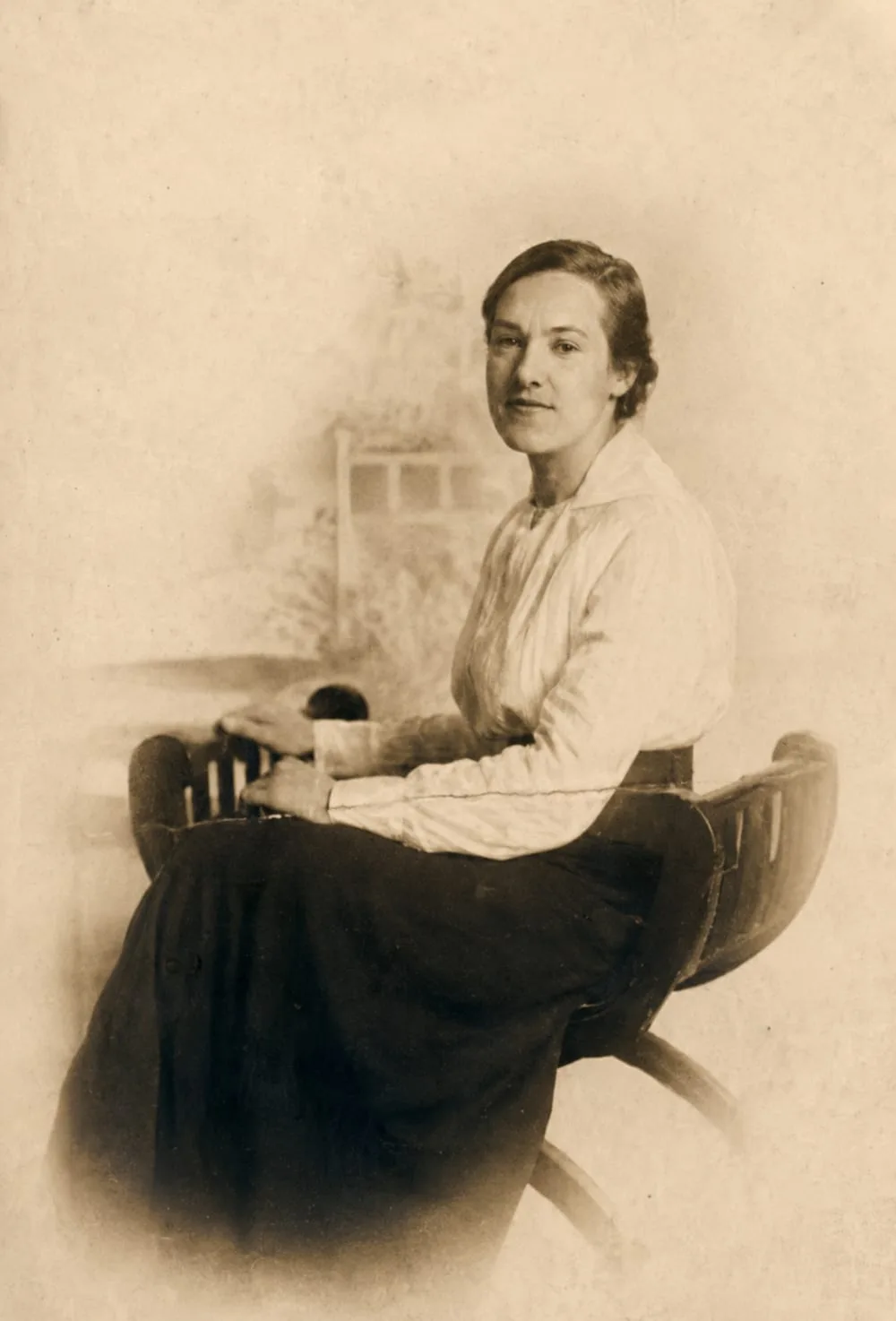 Portrait of Ethel Baxter, Arthur White's future wife